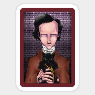 Edgar allan Poe Sticker